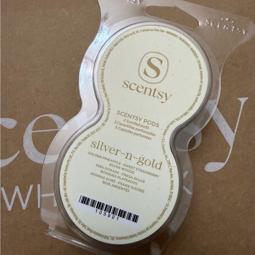 Scentsy Silver and Gold Scent Pods